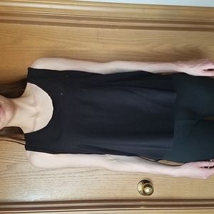 Pleione Size Small Black Hi-Lo Tank Top with Pocket